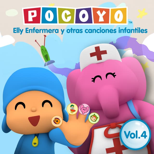 Album cover art for Elly Enfermera y Otras Canciones Infantiles, Vol. 4