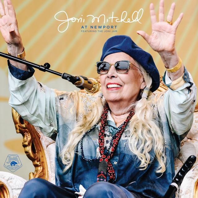 Album cover art for Joni Mitchell at Newport