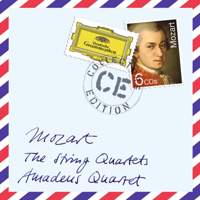 Album cover art for Mozart: The String Quartets - 6 CD's