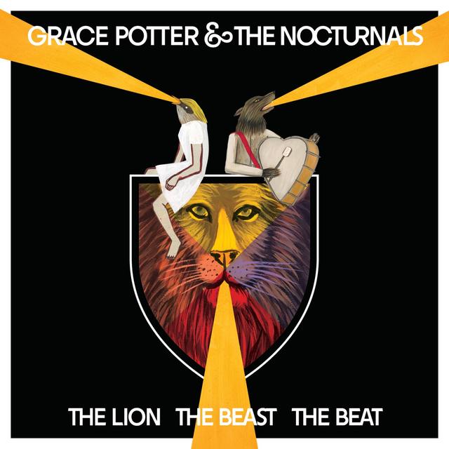 Album cover art for The Lion the Beast the Beat