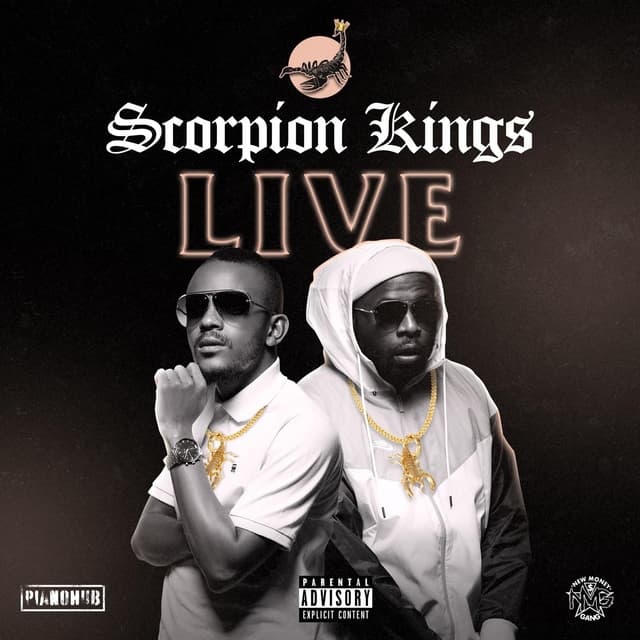 Album cover art for Scorpion Kings Live