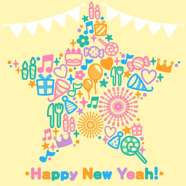 Album cover art for Happy New Yeah! (M@STER VERSION)