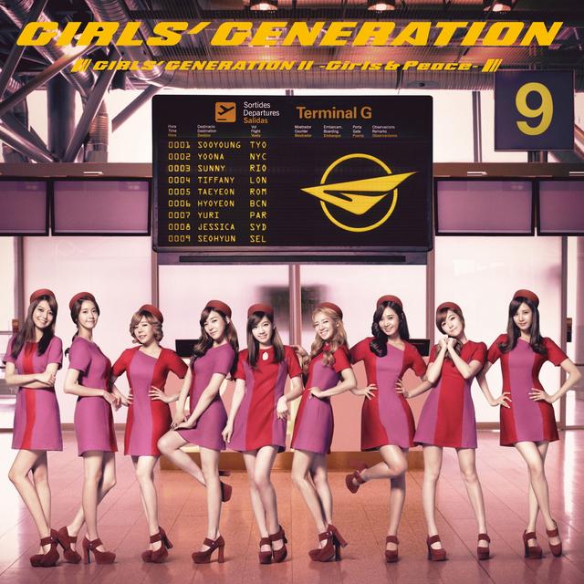 Album cover art for Girls' Generation 2 -Girls & Peace-