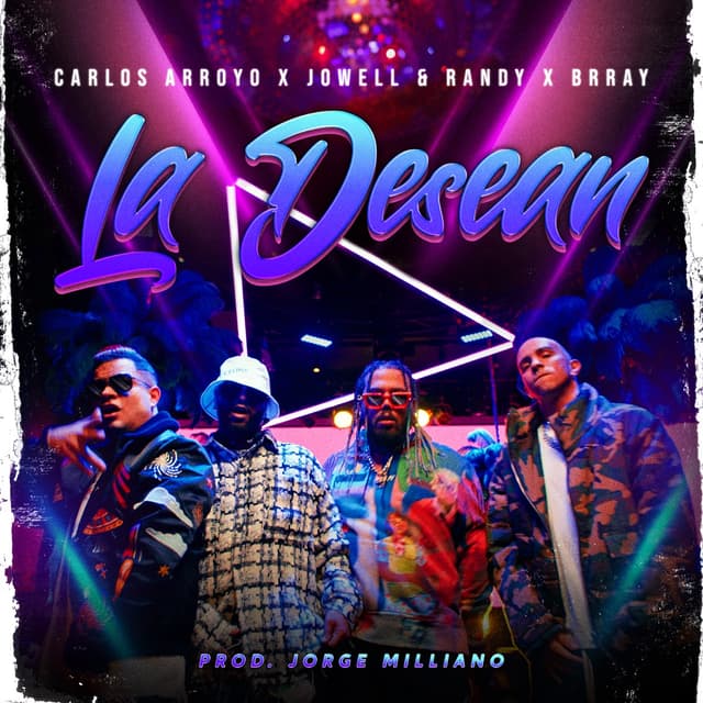 Album cover art for La desean