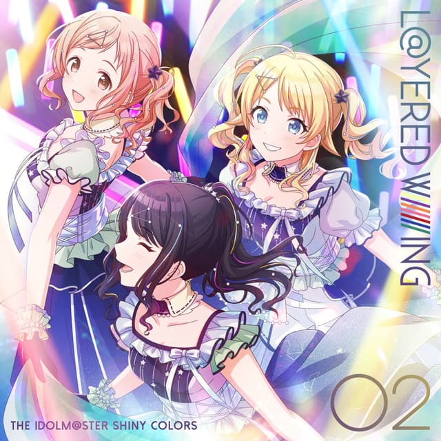 Album cover art for THE IDOLM@STER SHINY COLORS L@YERED WING 02