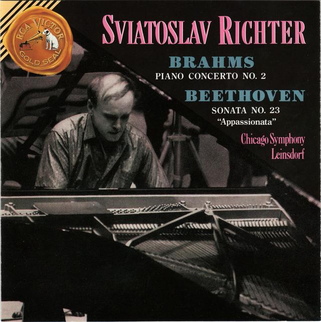 Album cover art for Brahms : Piano Concerto N° 2 - Beethoven : Sonata N° 23 "Appassionata"