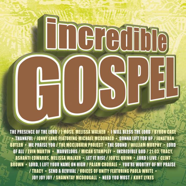 Album cover art for Incredible Gospel