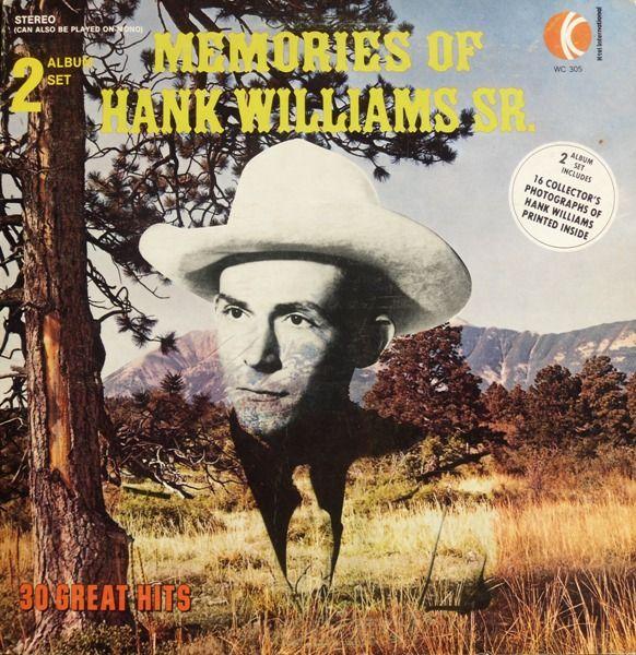 Album cover art for Memories Of Hank Williams Sr.