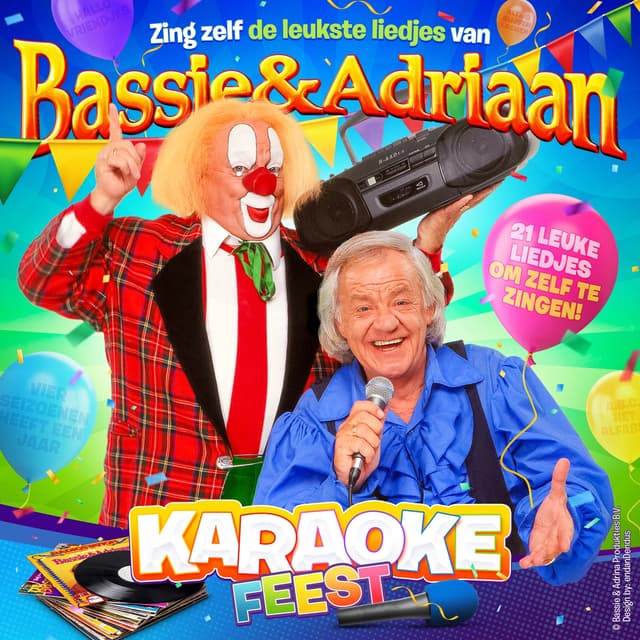 Album cover art for Karaoke Feest