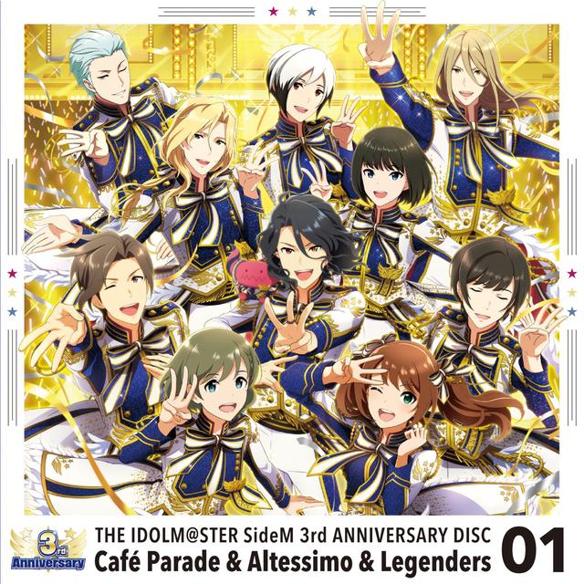 Album cover art for THE IDOLM@STER SideM 3rd ANNIVERSARY 01