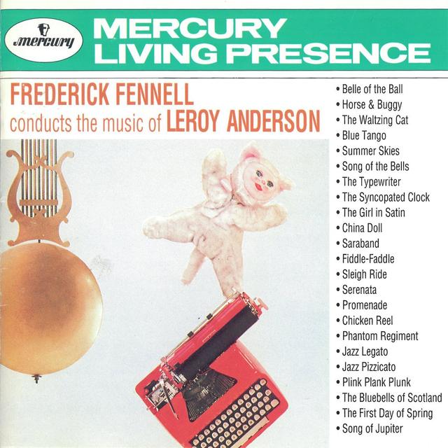 Album cover art for The Music of Leroy Anderson