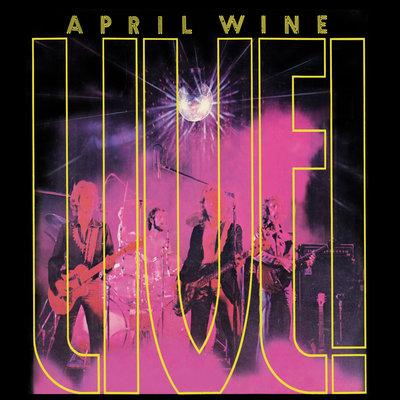 Album cover art for April Wine Live!