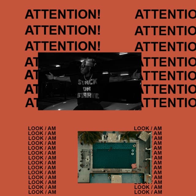 Album cover art for attention!