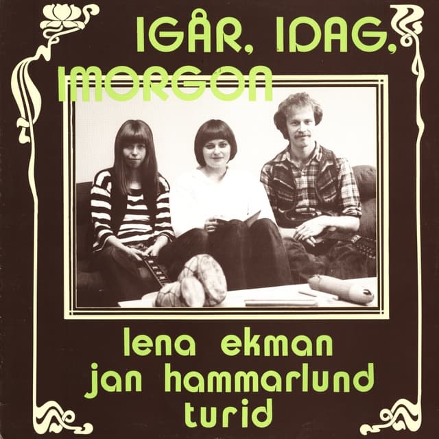 Album cover art for Igår, idag, imorgon
