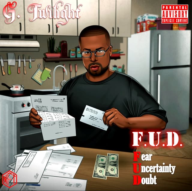 Album cover art for FUD: Fear, Uncertainty, & Doubt