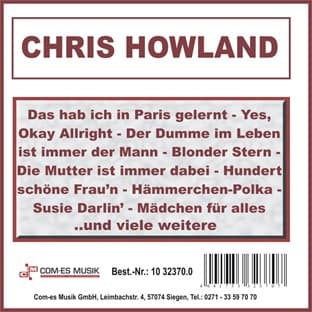 Album cover art for Chris Howland