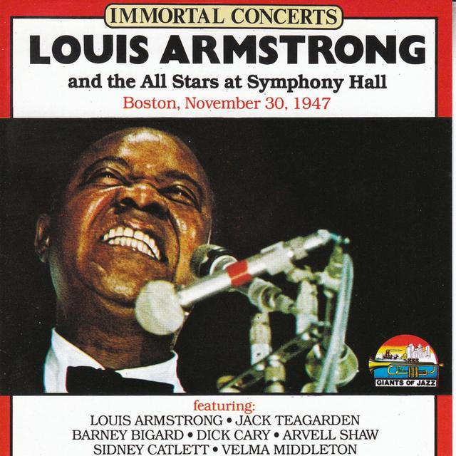 Album cover art for Vol.011 - Louis Armstrong and the All Stars at Symphony Hall