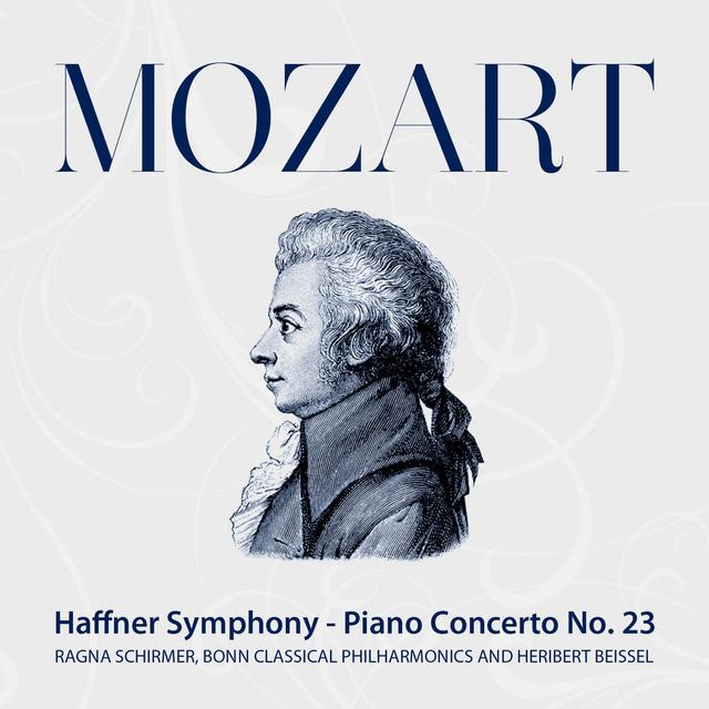 Album cover art for Mozart: Haffner Symphony - Piano Concerto No. 23