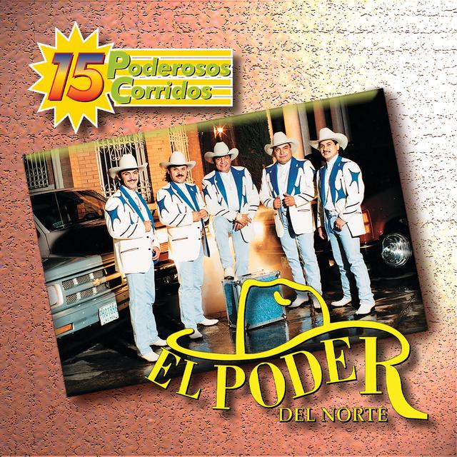 Album cover art for 15 Poderosos Corridos