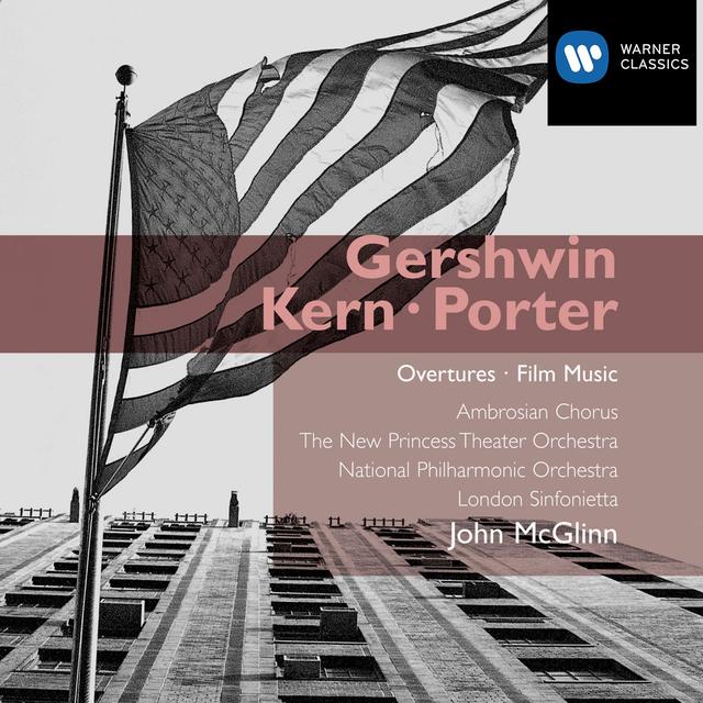 Album cover art for Gershwin/Porter/Kern Overtures and Film Music