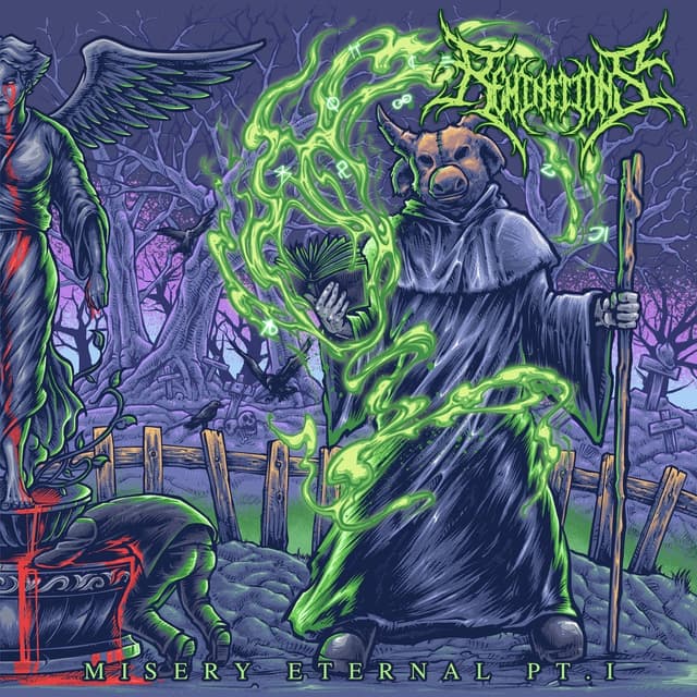 Album cover art for MISERY ETERNAL