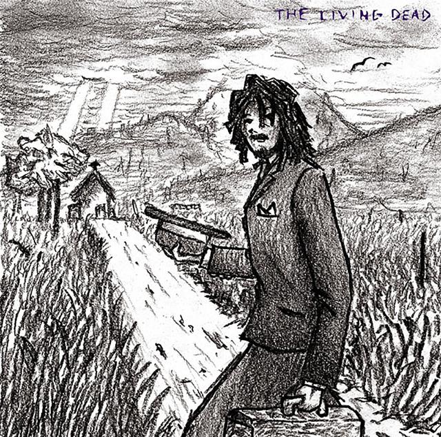Album cover art for The Living Dead