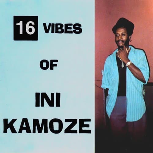Album cover art for 16 Vibes of Ini Kamoze