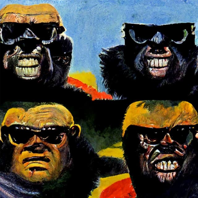 Album cover art for Gorilla