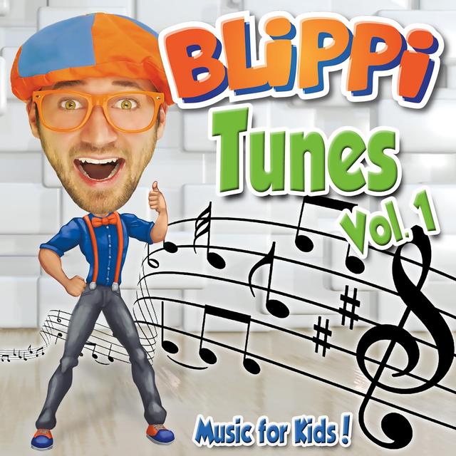Album cover art for Blippi Tunes, Vol. 1