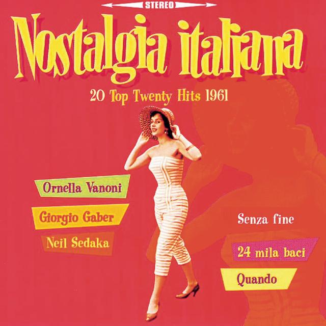 Album cover art for Nostalgia Italiana - 1961
