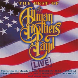 Album cover art for The Best of the Allman Brothers Live