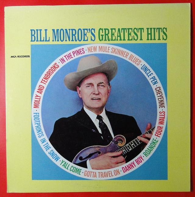 Album cover art for Bill Monroe's Greatest Hits