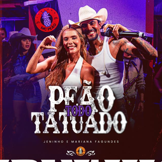 Album cover art for Peão Todo Tatuado