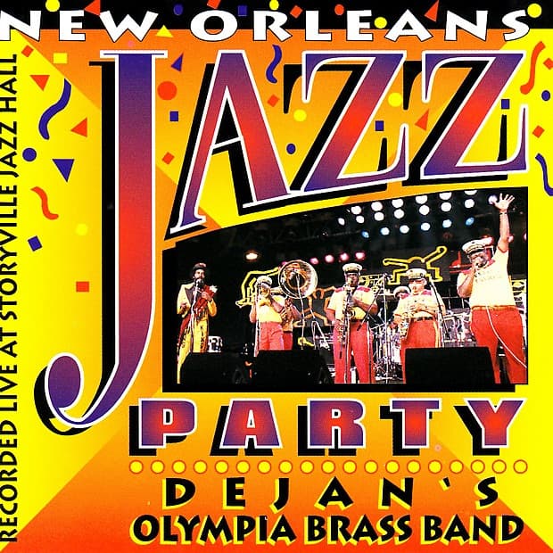 Album cover art for New Orleans Jazz Party