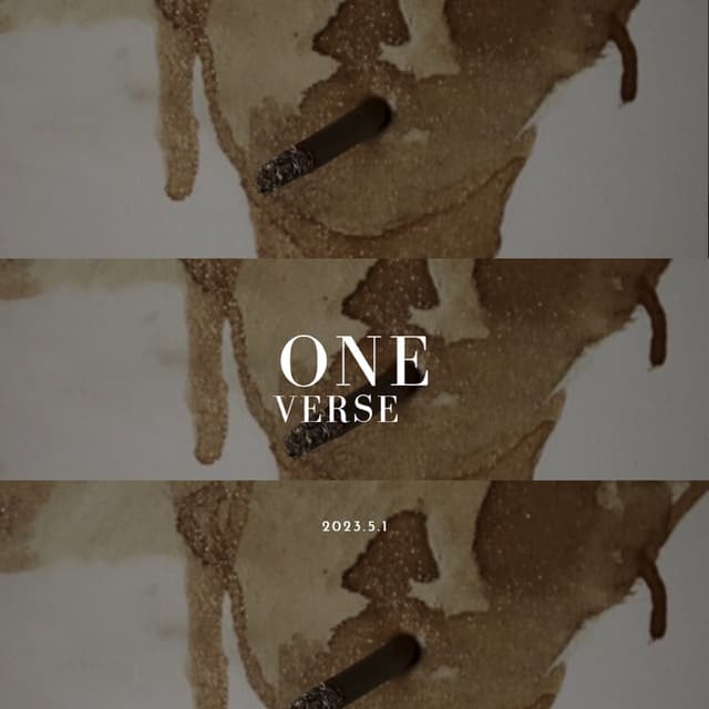 Album cover art for One Verse