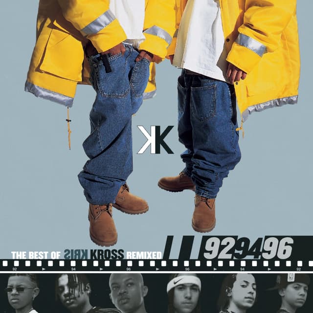 Album cover art for The Best of Kris Kross Remixed: '92, '94, '96