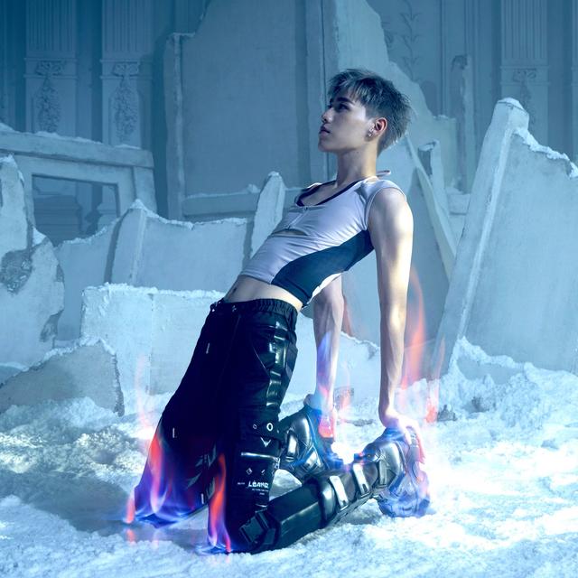 Album cover art for FIRE BOY