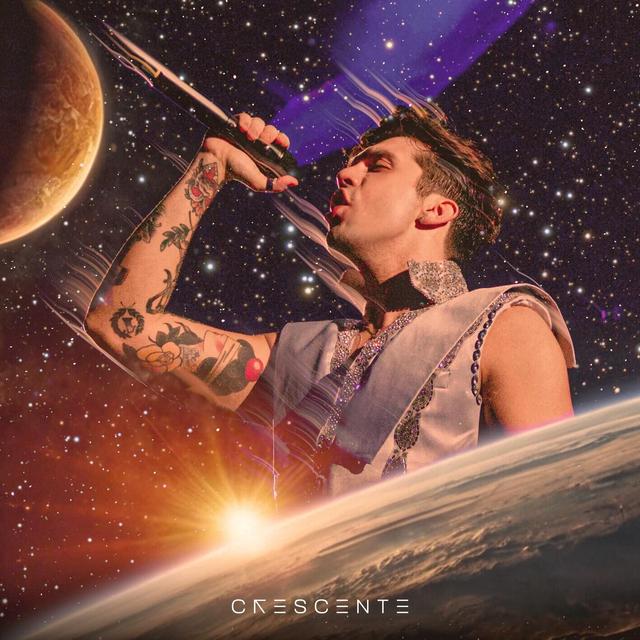 Album cover art for LUAN AO VIVO NA LUA - CRESCENTE