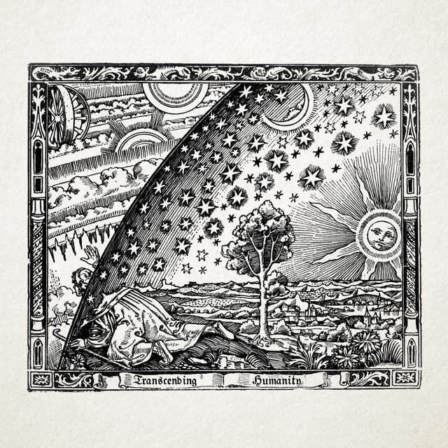 Album cover art for Transcending Humanity