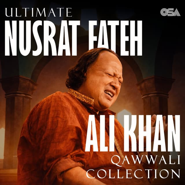 Album cover art for Ultimate Nusrat Fateh Ali Khan Qawwali Collection