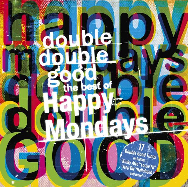 Album cover art for Double Double Good: The Best of the Happy Mondays