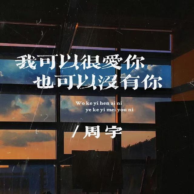 Album cover art for 我可以很爱你也可以没有你