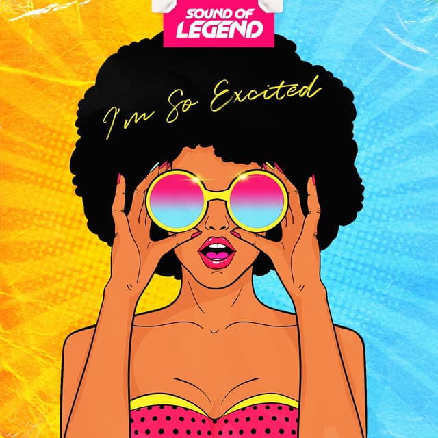 Album cover art for I'm So Excited