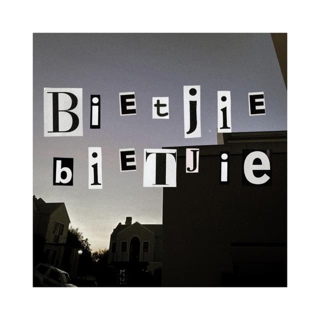 Album cover art for Bietjie Bietjie