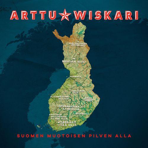 Album cover art for Suomen muotoisen pilven alla