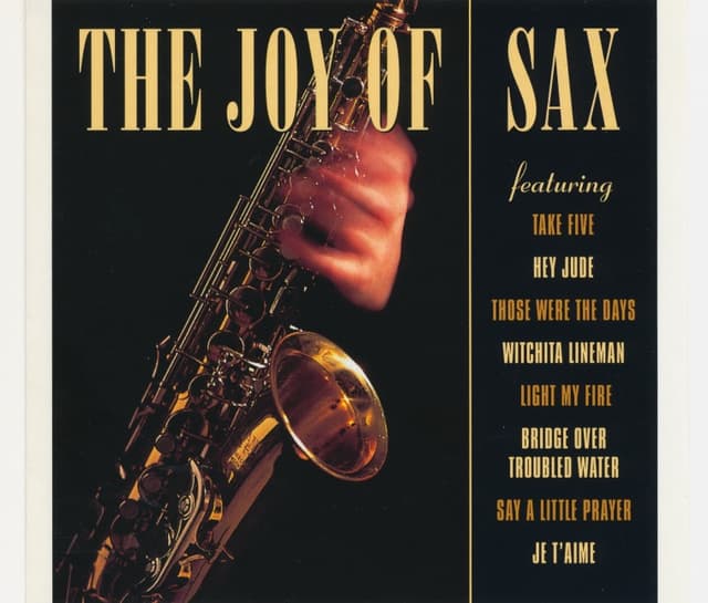 Album cover art for The Joy of Sax
