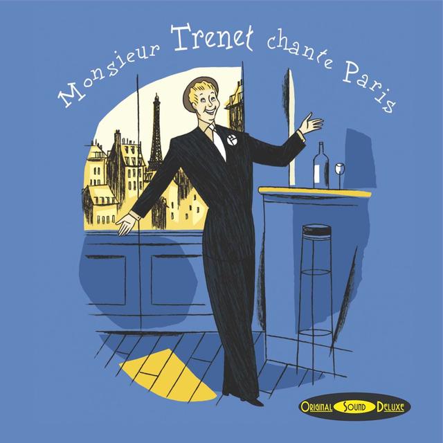 Album cover art for Monsieur Trenet Chante Paris