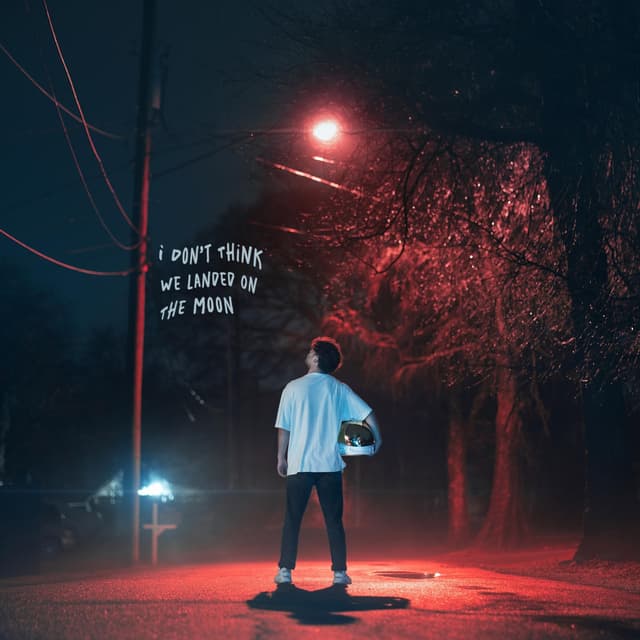 Album cover art for I Don't Think We Landed on the Moon