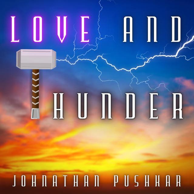 Album cover art for Love and Thunder