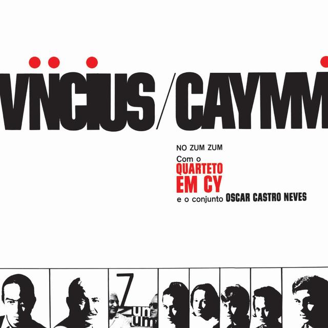Album cover art for Vinicius E Caymmi No Zum Zum - Ao Vivo